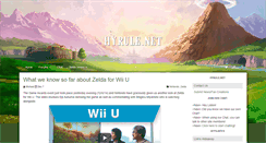 Desktop Screenshot of hyrule.net